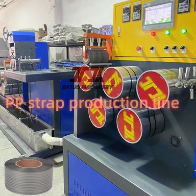 230-260Kg/H  PP Automatic Four Straps Extrusion Making Machine With PLC Control