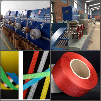 GUOMAO Motor Plastic PP Strap Making Machine 100 KW With Non-Stop Screen Changer