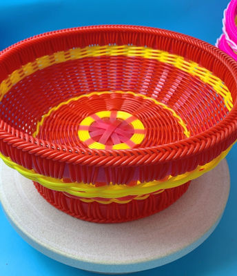 Wicker Rattan Extrusion Machine Production Line PP Plastic Two Colors