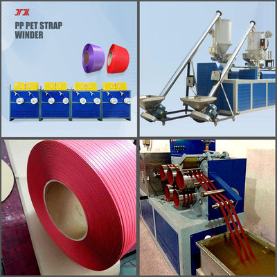 High-speed strapping equipment 5-15mm single screw PP strapping production line PP packaging strap equipment PP extruder for PLC control system