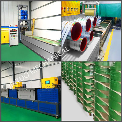 Single Screw Electric Packing Belt Extrusion Line PET Strap Making Machine  90KW Electric PET Strap Making Machine