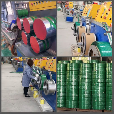 Model 315 Reducer Plastic PP PET Strapping Band Production Line 600kg/h packing strap making machine