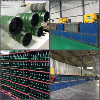 Plastic Steel Strap Making Machine (3 Lines) 300-360KGS/H Pre-Drying Tower 4000L with ISO