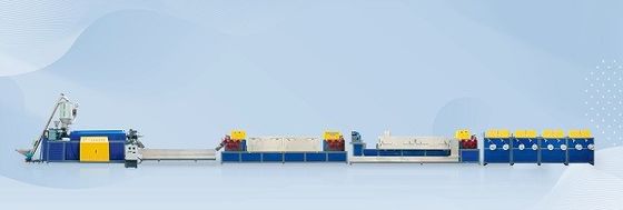 Co Rotating Parallel Twin Screw PP Strap Extruder Machine PET Strap Making Machine