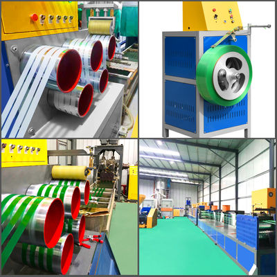 Pet Strip PLC intelligent control 6 Production Line packing tape band extruder extrusion line