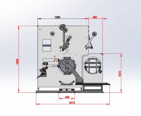 Full Auto 220mm Width Polypropylene PET Strapping Winder Plastic Strap Production Line