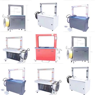 Carton Box 350W Semi Automatic Strapping Machine 60KG Tension Semi-Automatic Strapping Machine for Plastic PP Strap