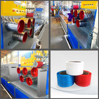 GUGAO Motor Plastic Strap Packing Machine 9 - 32mm PET Strap Manufacturing Machine