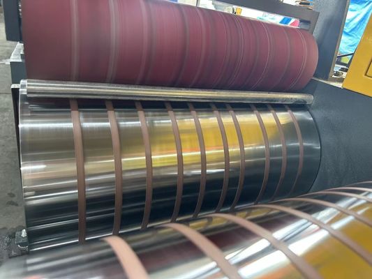 Polypropylene PP Strap Production Line With Recycled Material And PLC Control Double Embossing