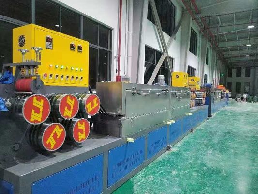 Recycled Bottle Flakes PET Strap Making Machine 200KW Strapping Band Making  High Strength PET Strapping Fully Automatic