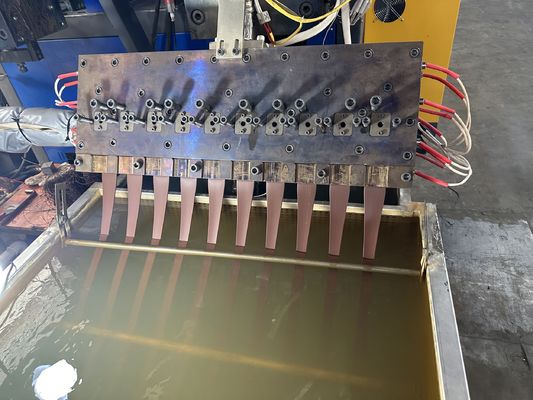 PLC Control Polypropylene PP Strap Production Machine Six Strap Output 360-380kg/H