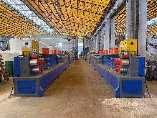 Recycled Bottle Flakes PET Strap Making Machine 200KW Strapping Band Making  High Strength PET Strapping Fully Automatic