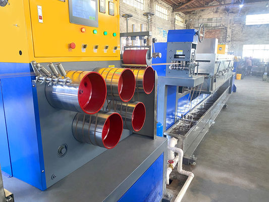 PLC Controller Polypropylene Strapping Machine Six Strap Output 360-380kg/H