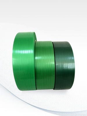 Green Embossed Pallet Strapping Belt Clip / Hot Melt Locking