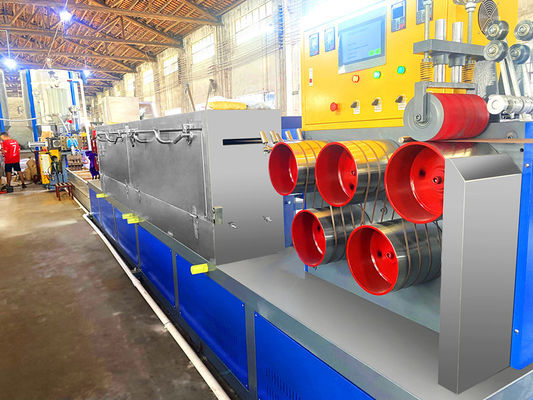 3 Straps PP Band Extruding Machine With 37kw Motor Power 180-220kgs/H Extrusion Ability