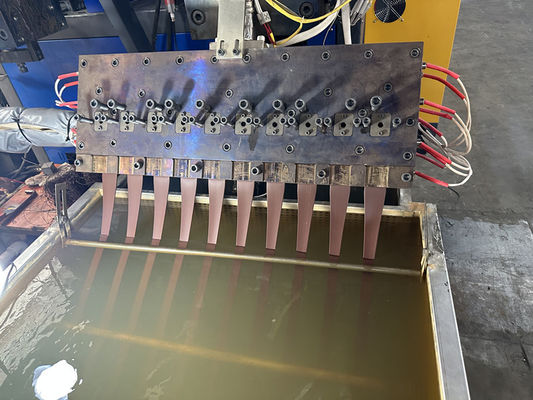 CE Certified PP Strap Extrusion Machine - Double Screw Design Max Screw Speed 120rpm