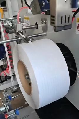 PLC touch screen operation automatic strapping machine, PP packing tape servo winding machine, line speed: 200-350m/min