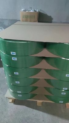 PET plastic steel packing belt, Strap With: 9-32mm, strap thickness: 0.6-1.2mm, PET binding belt, green packing belt