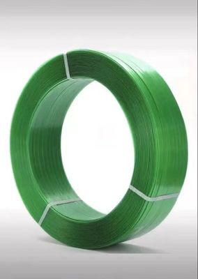 PET packing strap made by new raw material or PET bottle flake material with 9-32mm width