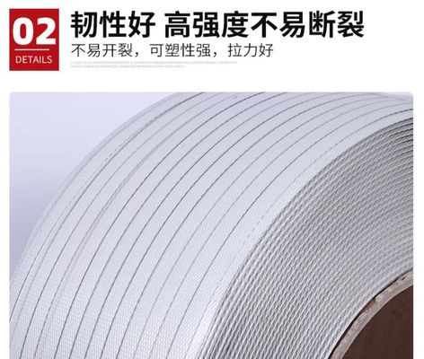 PP plastic packing tape, PP packing tape, color high quality PP binding tape, width: 5-19mm, weight: 10KG/ roll