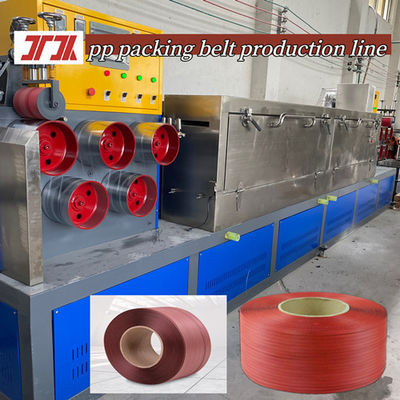 200kg/H PP Strap Band Extrusion Line 3.6*1.2*4M PP Packing Belt Machine