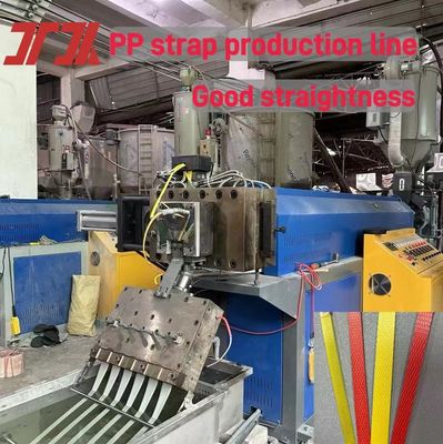 Single/Double Screw Plastic PP Packing Belt Making Line with ISO/SE