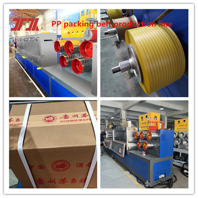 Supply Plastic Machinery PP Extruder PP Strapping Production Line For Packaging Industry