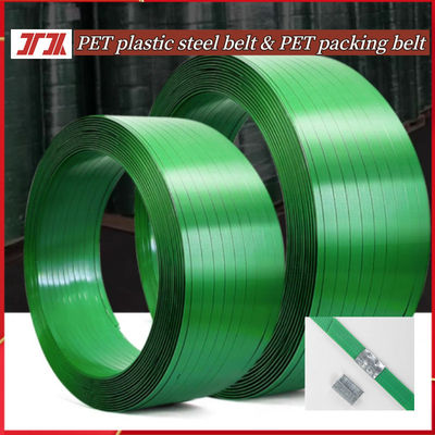 Special Size Heavy Packing Green Color Pet Strapping Made From Bottle Flakes