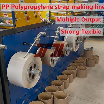5-19mm Single Double Screw PP Packing Belt Making Line With High Strength And Length