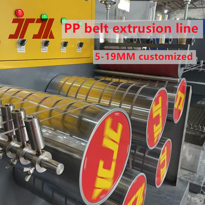 High Precision Single Double Screw PP Strapping Band Extruding Machine With Pneumatic Winder