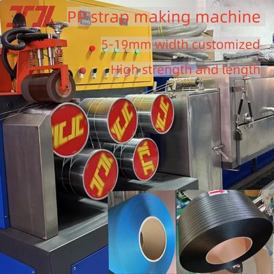 5mm Special Width High Capacity Pp Strap Production Line With Automatic Winder And Long Length