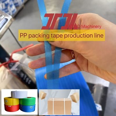 High speed PP strapping tape production line PP plastic strapping equipment with 100% polypropylene new material