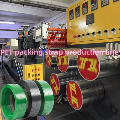 9-32mm PET Strap Making Production Line With GUOMAO Reducer Schneider Switch And PLC Control