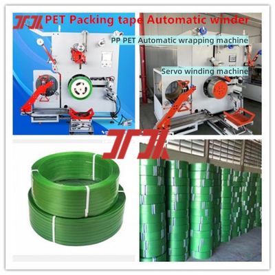 Electrical Control Plastic PP PET Packing Belt Extruder Machine With Double Disk Winder