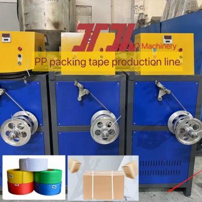 PP belt making machine, twin-screw sandwich PP strapping equipment with automatic winding machine