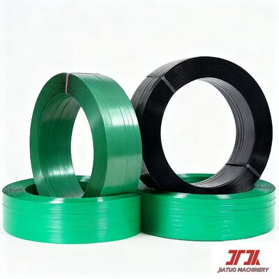 Green Embossed Plastic Strapping Pet Packing Bricks Timbers 16mm Width Pet Plastic Strip