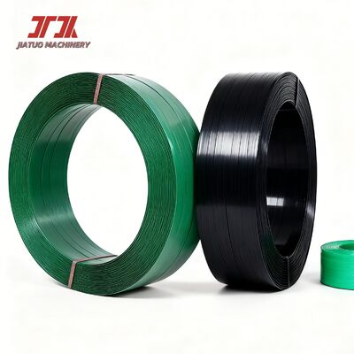9-32mm Width Durable Black Polyester Pet Strapping Packing Belt For Wood Box Packaging