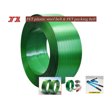 PET strapping  green PET strapping 16mm PET packaging strapping for brick factories