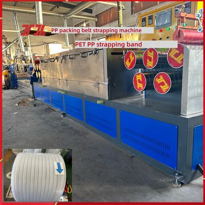 PP Strap Making Machine PP Strap Manufacturing Machine Six Straps Output For 400KG/H  Product Description of PP strap making machine: