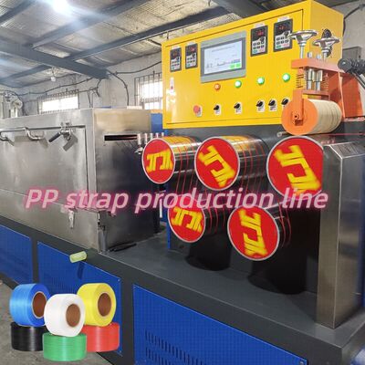 Double Screw PP Strapping Band Making Machine Sandwich Strap With Non-stop Screen Changer