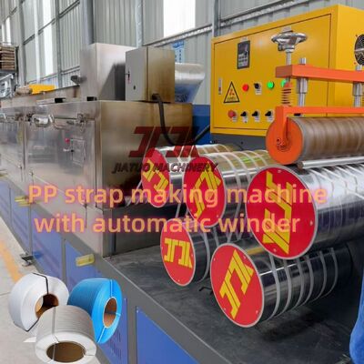Double Screw PP Strapping Band Making Machine Sandwich Strap With Non-stop Screen Changer