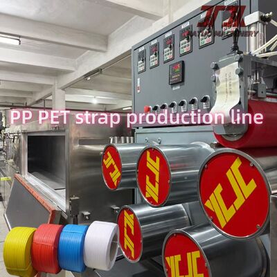 260kg/H Pp Strap Making Machine Packing Straps For Boxes With Non-stop Screen Changer