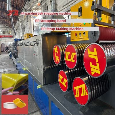 38CrMoALA Single Double Screw PP Strapping Band Making Machine With Automatic Winder