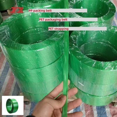 9-25mm PET packaging belt  PET plastic steel strapping PET packaging strapping with 100% bottle material crushing