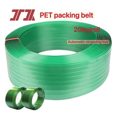 9-25mm PET packaging belt  PET plastic steel strapping PET packaging strapping with 100% bottle material crushing
