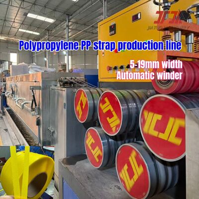 PLC Control PP Strapping Roll Making Machine With Non-Stop Screen Changer