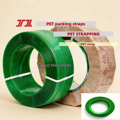 High-speed PET packaging belt 16mm PET plastic steel belt for 300-1500KG pull