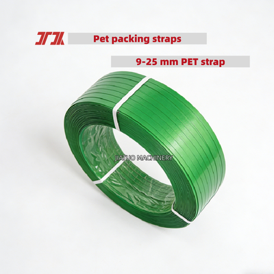 High-speed PET packaging belt 16mm PET plastic steel belt for 300-1500KG pull