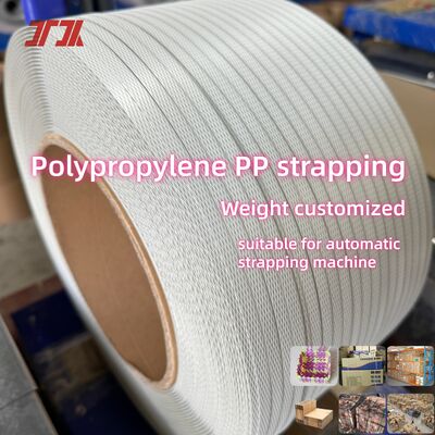 5 मिमी पीपी स्ट्रैपिंग पॉलीप्रोपाइलीन पैकिंग बेल्ट Long Length 7000m/roll