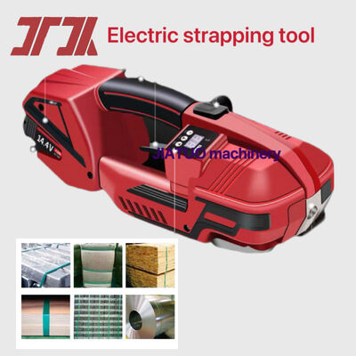 220V/50HZ इलेक्ट्रिक पैकेजिंग मशीन के साथ पीपी पीईटी स्ट्रैपिंग के लिए 13-25 मिमी हैंडहेल्ड इलेक्ट्रिक स्ट्रैपिंग मशीन